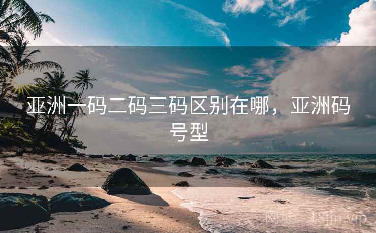 亚洲一码二码三码区别在哪，亚洲码号型